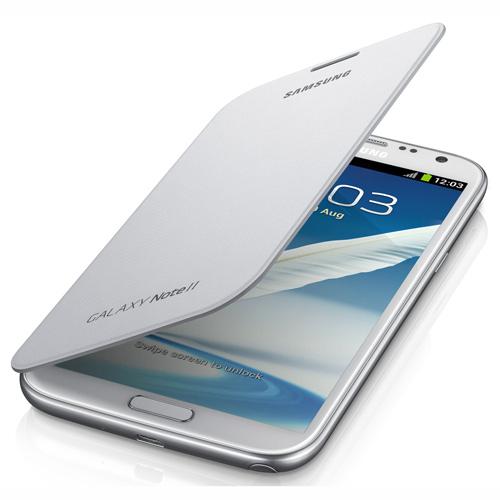 SAMSUNG FLIP COVER WHITE FOR GALAXY NOTE 2